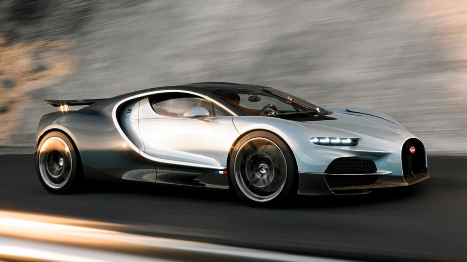 The 1,800 hp Bugatti Tourbillon hybrid.