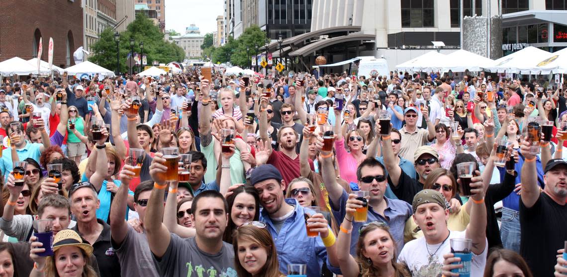 Downtown Raleigh hosts Brewgaloo, one of the state’s largest beer festivals, pouring brews from more than 100 North Carolina breweries and drawing more than 50 food trucks. The festival returns in full force April 22 & 23.
