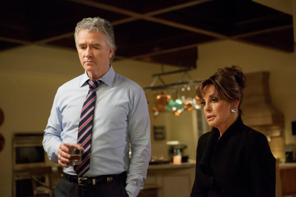 Patrick Duffy and Linda Gray in the "Dallas" Season 2 episode, "Trial and Error."