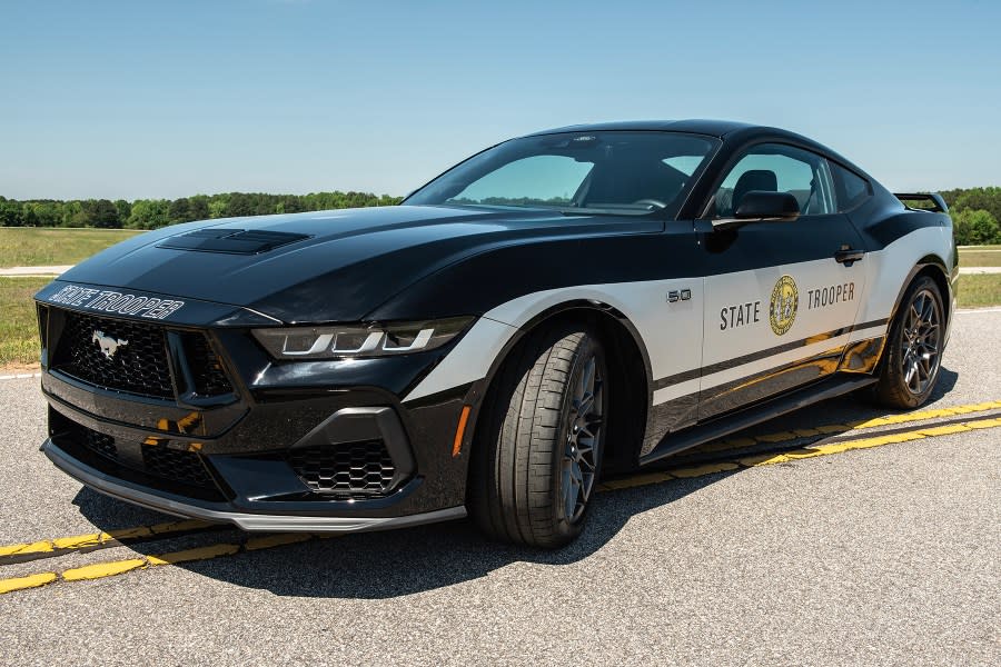 Images of 2024 Mustang additions to the NCSHP fleet. (Courtesy NCSHP)