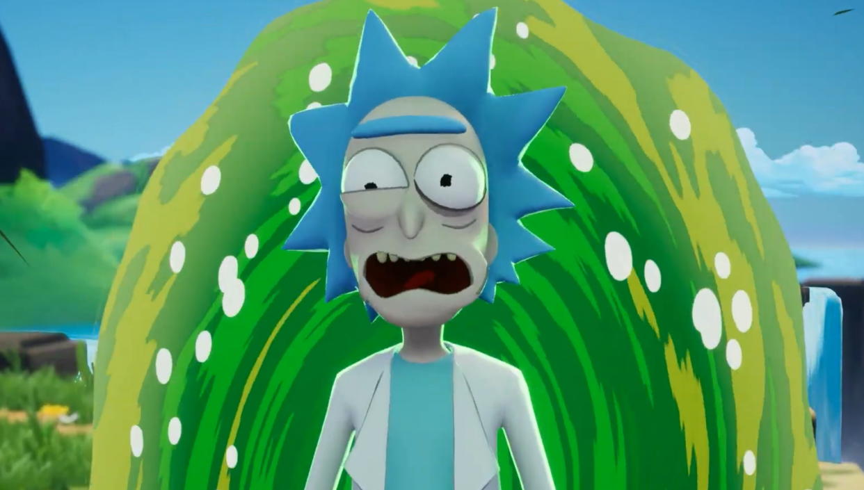  Rick Sanchez in MultiVersus. 