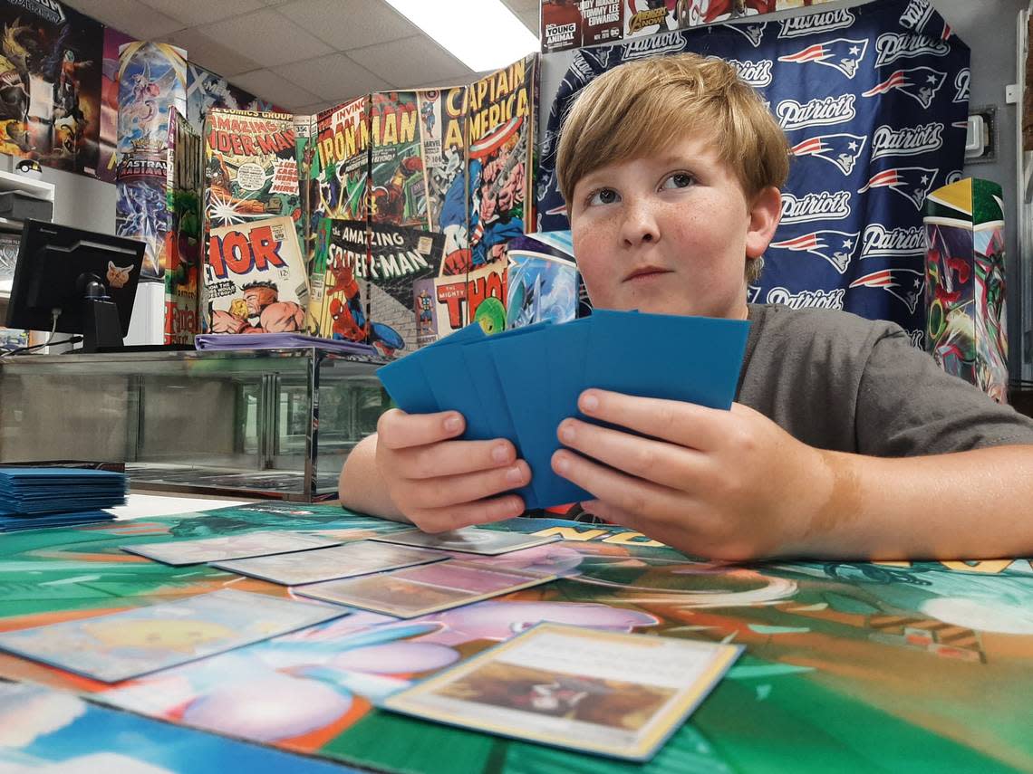 Max Lentz, 10, from Rock Hill will compete in the 2022 Pokemon World Championships in London.
