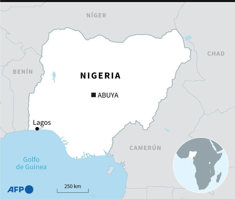 Mapa de Nigeria (Cléa PÉCULIER)
