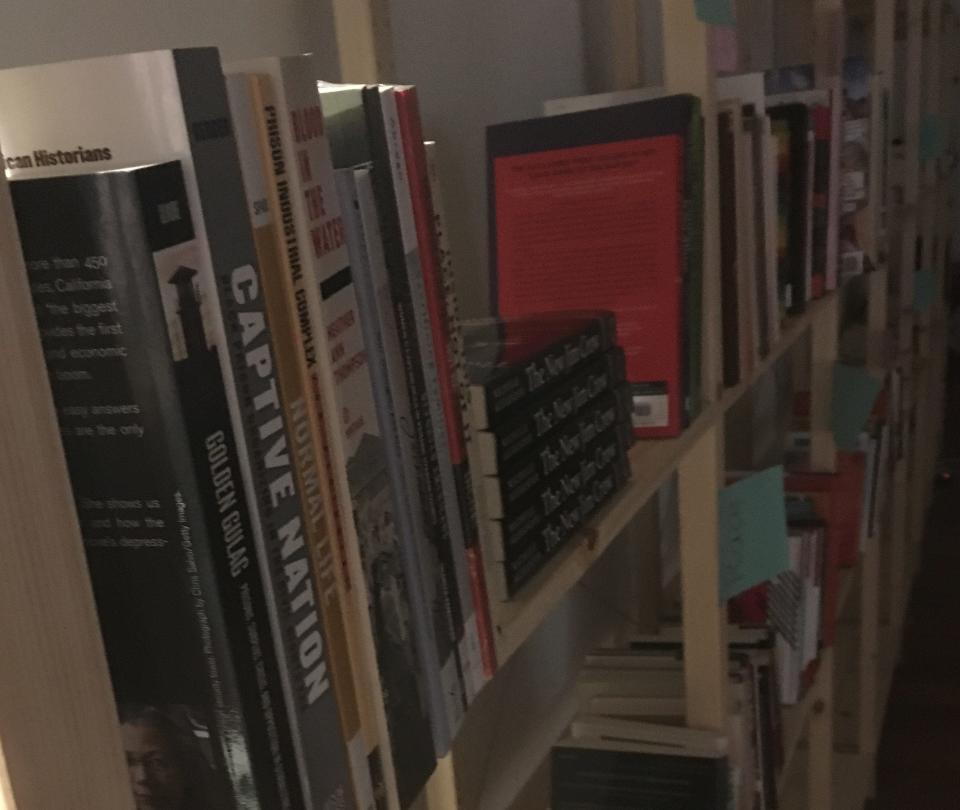 Books are being stocked at 1977 Books inside the Kress building in downtown Montgomery.