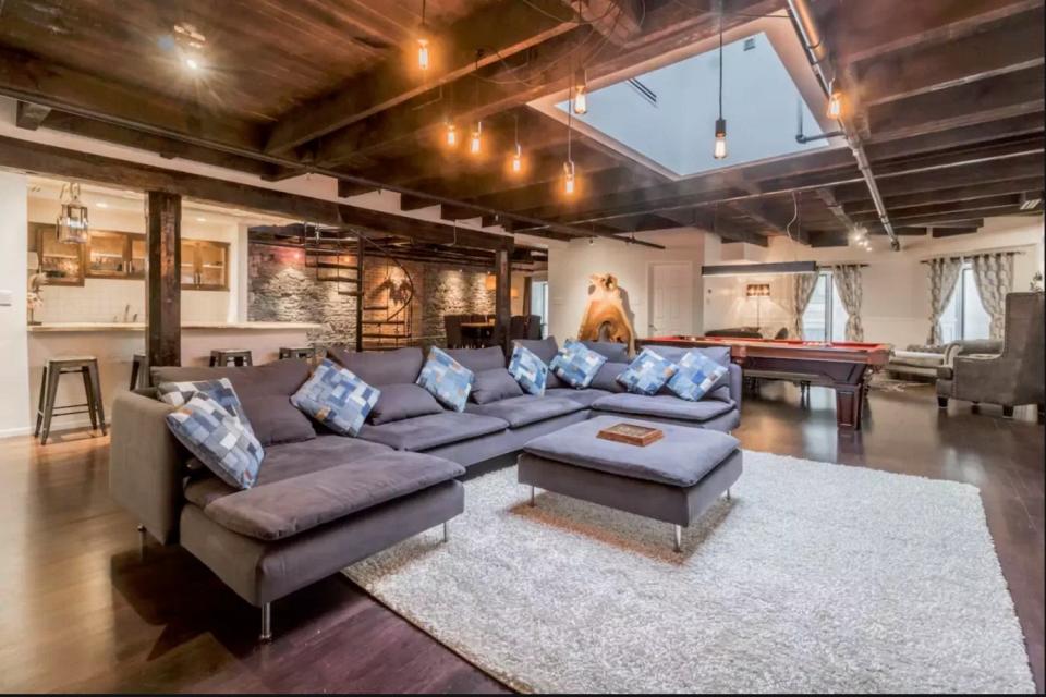 <p>Maybe suburban or country life isn’t for you. That’s why we’ve included this two-floor luxury loft in the heart of old Montreal, Que., near Notre Dame Basilica. (Airbnb) </p>