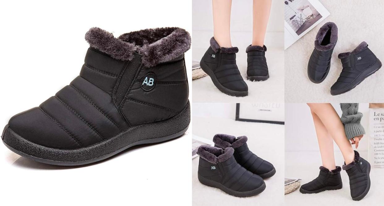 These popular anti-slip booties are up 12,000% on Amazon's mover & shakers. (Photos via Amazon)