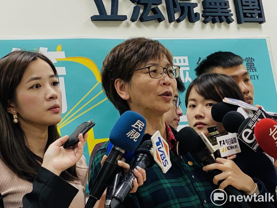 針對林昶佐宣布不競選連任，蔡壁如昨天坦言參選中正萬華會是個選項，而當聽到「綠白合」等議題，蔡便打趣表示認同：「可以可以，這可以談」。   圖：周煊惠 ／攝（資料照）