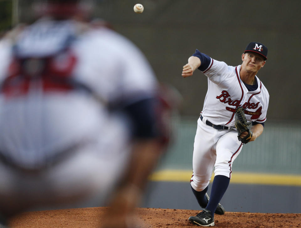 Mike Soroka was called up by the Atlanta Braves. (AP)