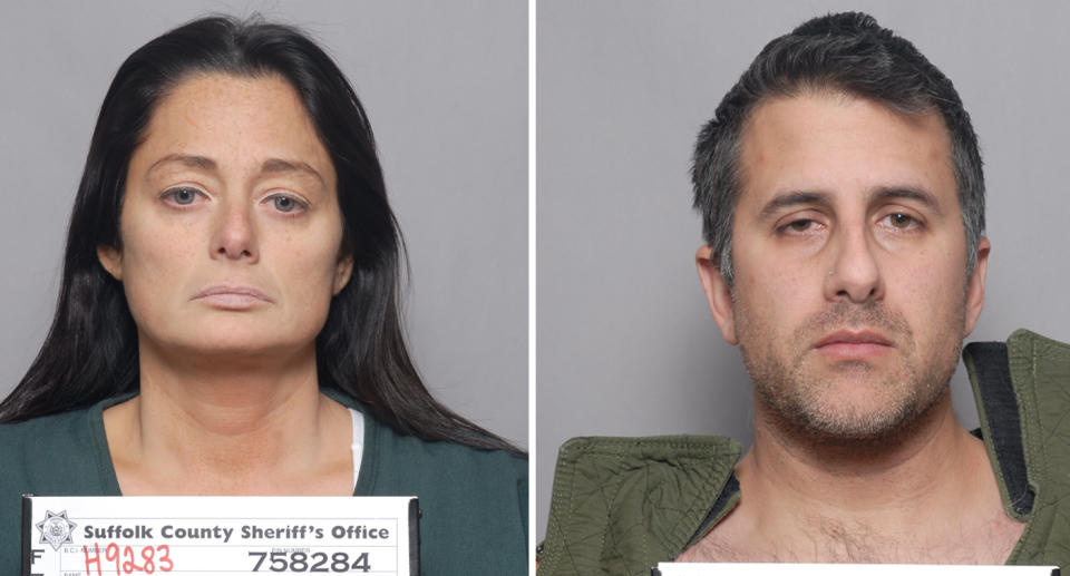 Angela Pollina (left) and Michael Valva (right) were charged over Thomas's death.