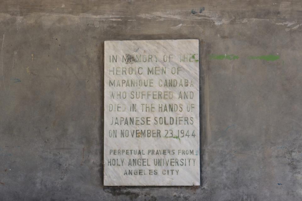 The Mapaniqui Second World War memorial