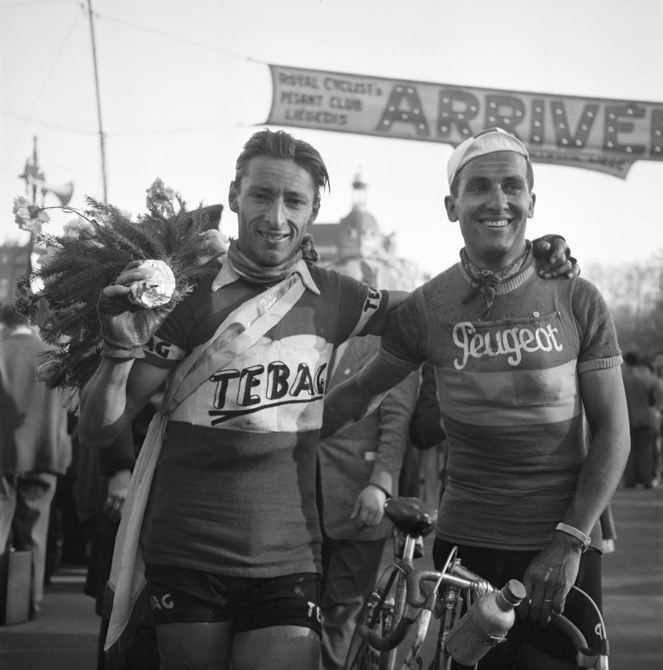 liege bastogne liege 1951 winner kubler jean brun is 4th