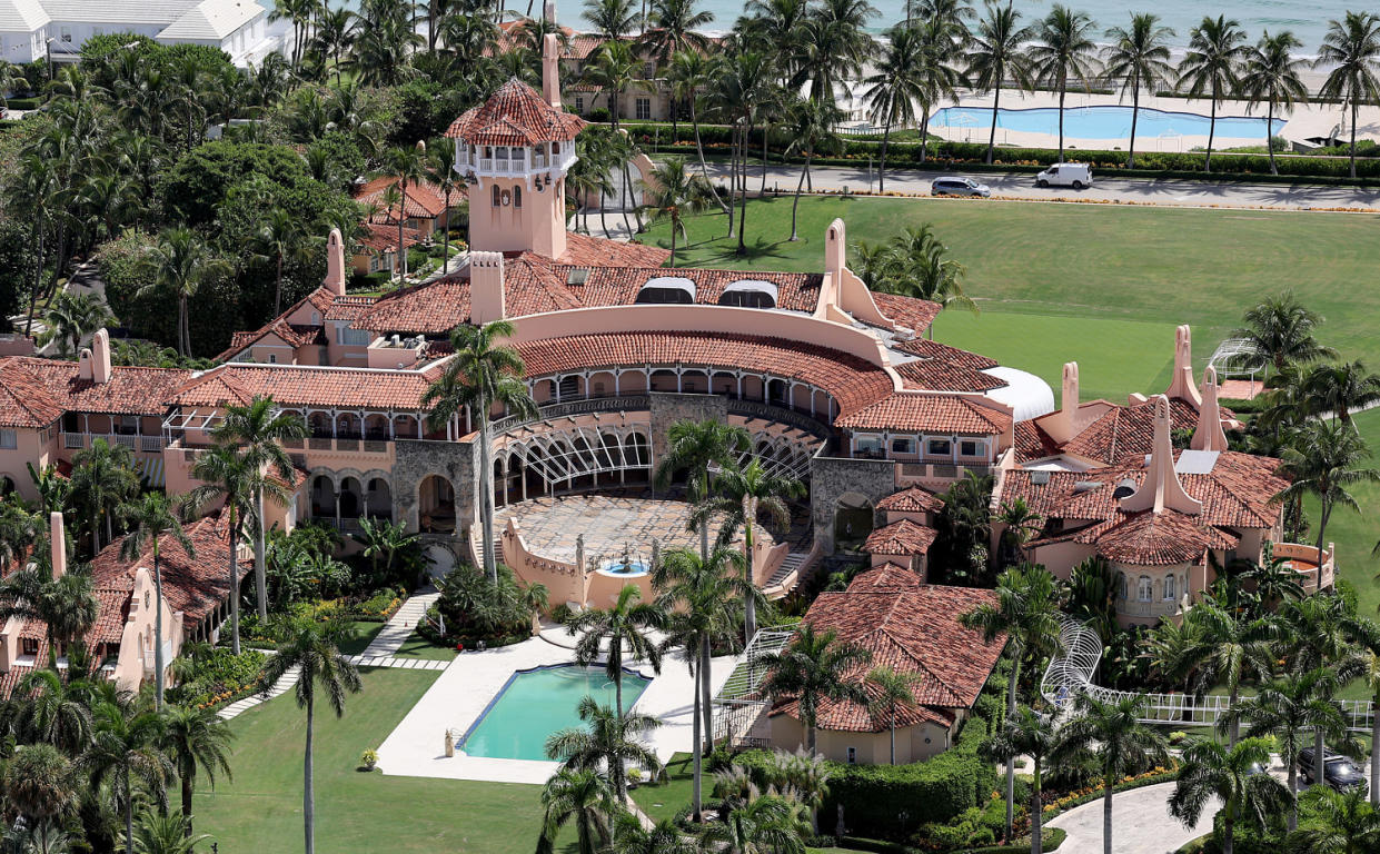 Donald Trump's Mar-a-Lago estate in Palm Beach, Fla (Joe Raedle / Getty Images file)