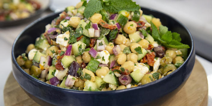 Mediterranean Chickpea Salad. (TODAY)