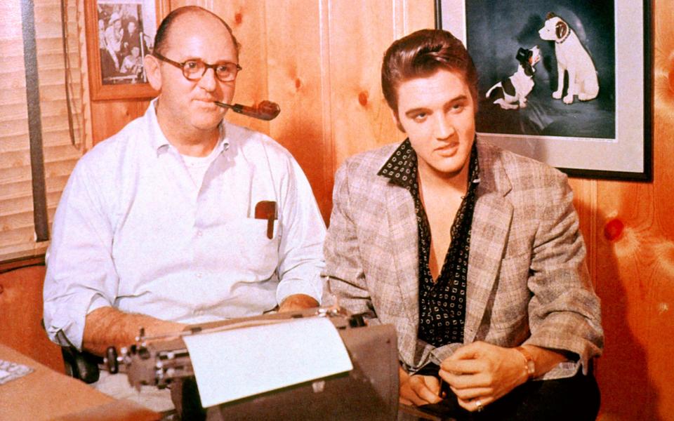 Colonel Tom Parker with Elvis in 1967 - Redferns