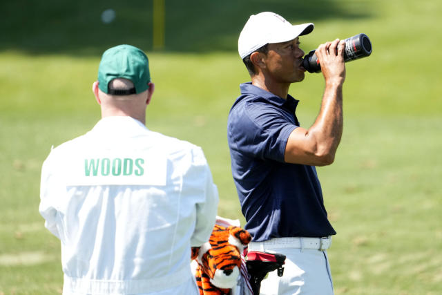 Looks like someone dug up a real photo of Tiger Woods in Braves