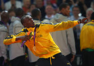 USAIN BOLT (Winner): He talked, he danced, he ran and he made friends with the Swedish women's handball team - three of whom were photographed with him in the early hours after his 100 metres gold. 'Lightning' Bolt, the great showman of the track, entered the history books as the only man to do the double-double after defending his 100 and 200 metres crowns. He then made it a three-peat with relay gold. The gangly 25-year-old may get faster and will definitely get richer. He has every chance of banking in excess of $20 million a year.