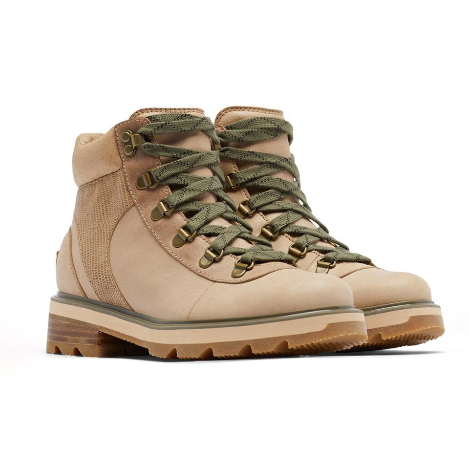 Sorel Lennox Hiker Stkd WP Leather & Suede Boot