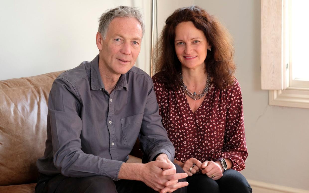 Author Archie Cotterell with his wife Emily - Christopher Pledger