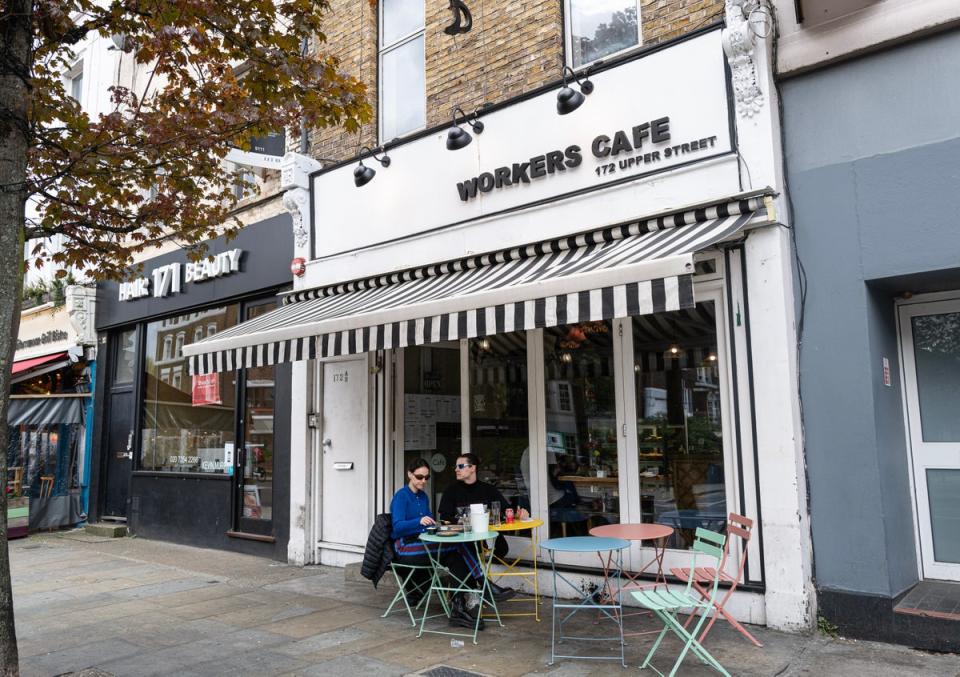 Tried and tested: the Workers Cafe on Upper Street is a classic builder’s favourite (Daniel Hambury/Stella Pictures Ltd)