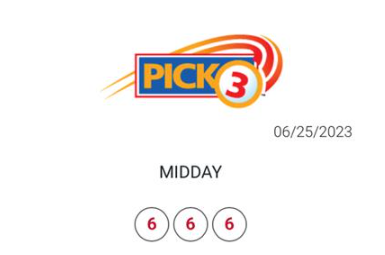 Ohio Pick 3 lottery numbers for midday June 25.