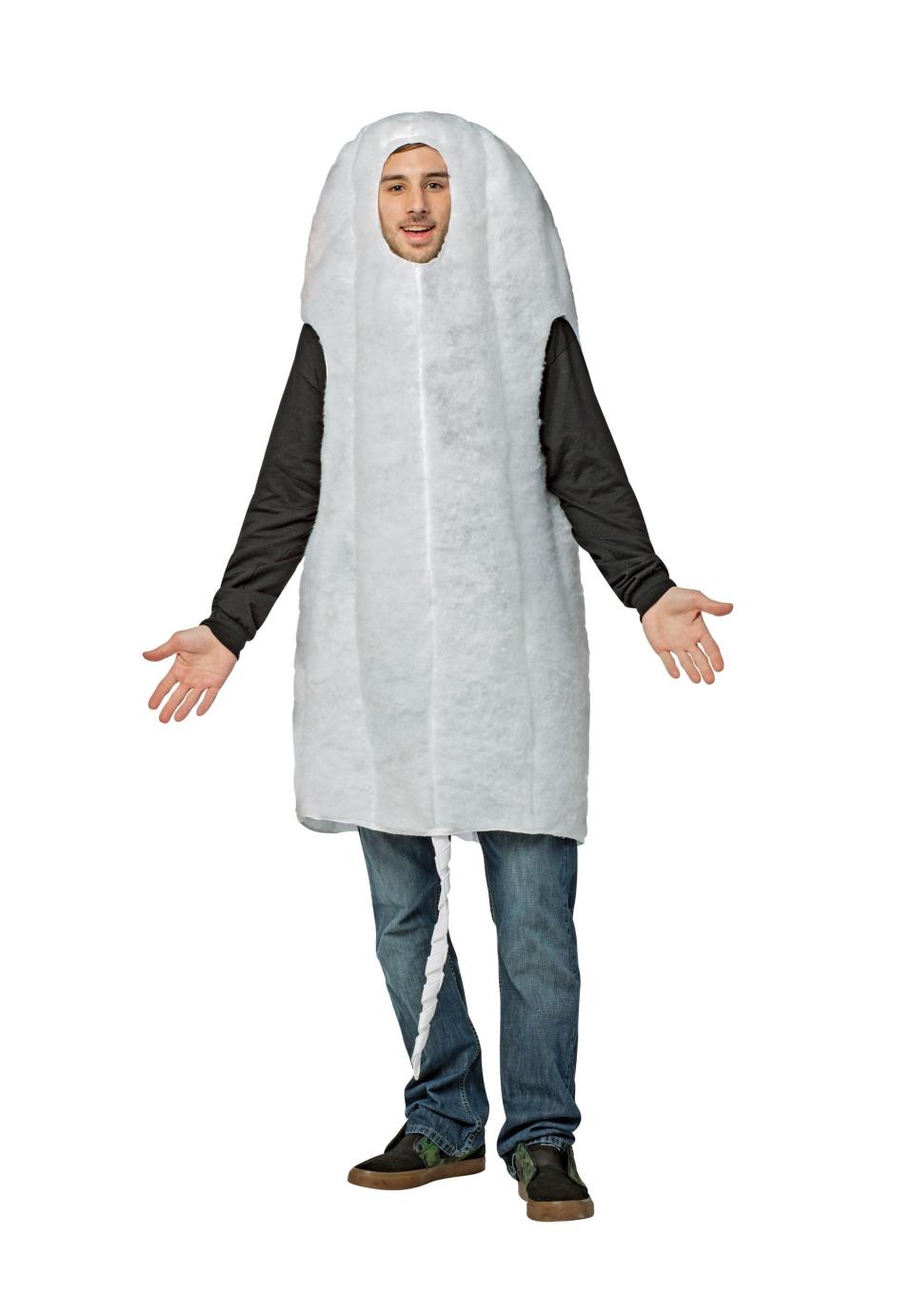 So you hate crowds, but are forced to go to a Halloween party. What will you do? The answer is this giant tampon costume.&nbsp;<a href="http://www.wondercostumes.com/tampon-costume.html" target="_blank">You might even get an entire </a>room to yourself. Well, you and the Pickle Apron guy.