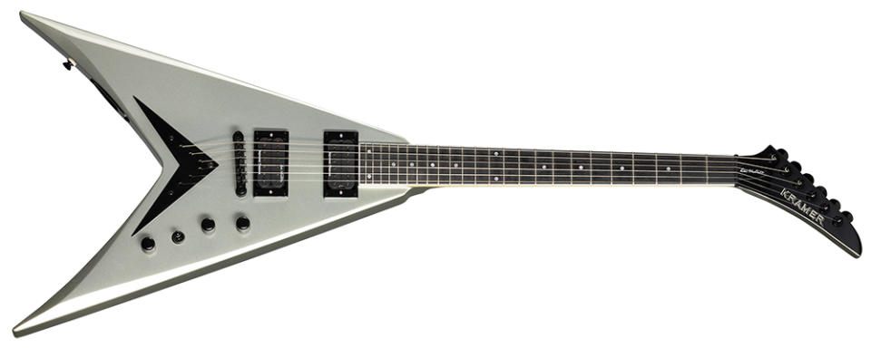 Kramer Dave Mustaine Vanguard in Silver Metallic