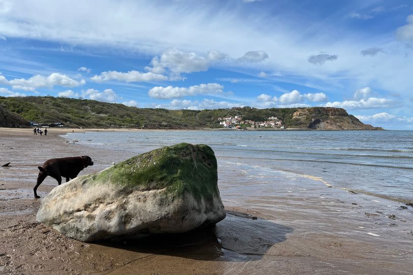 Runswick Bay was named the best beach in the country in July 2020 by the Sunday Times