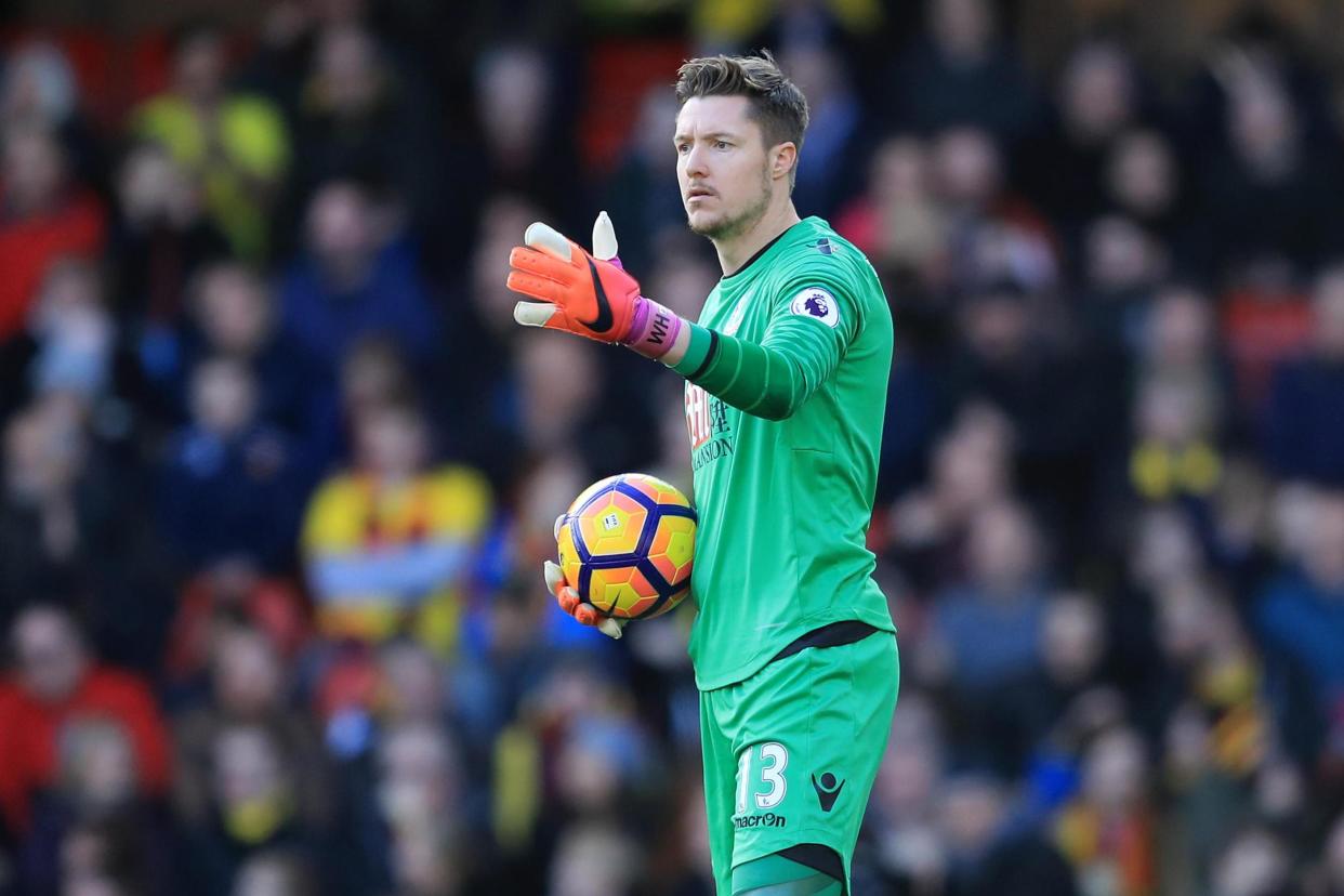 Safe hands: Wayne Hennessey: Getty Images