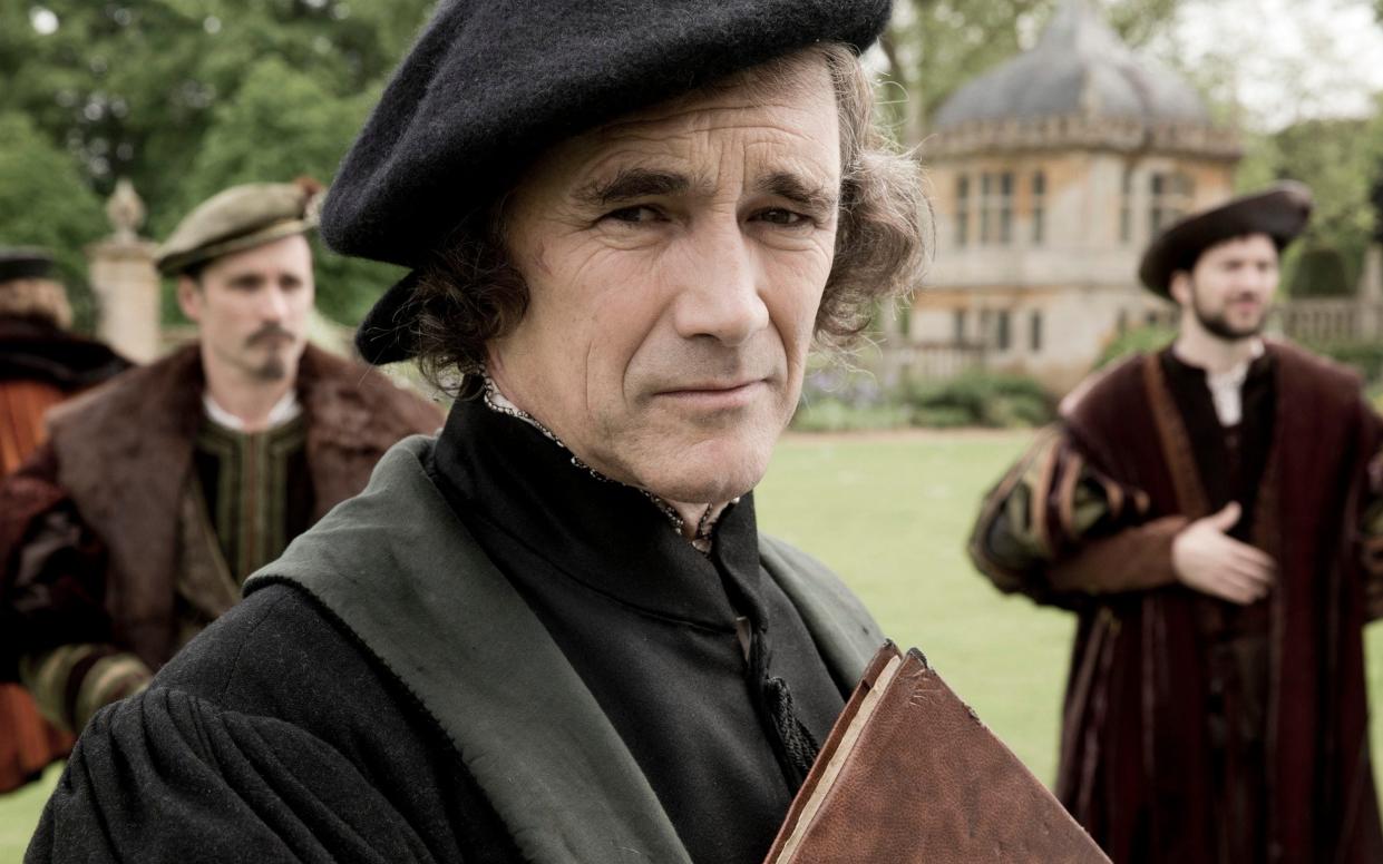 Mark Rylance as Thomas Cromwell in the BBC's 2015 adaptation of Wolf Hall by Hilary Mantel - Giles Keyte/Company Productions Ltd