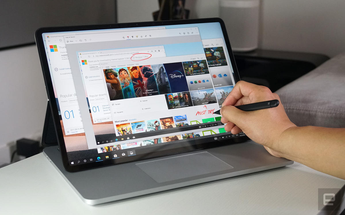 Surface Laptop Studio 動手玩：Microsoft 的三段變型全能筆電