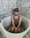 <p>The <em>Queer Eye</em> star and his husband, Dewey, just moved into a new home — and this is the <a href="https://www.instagram.com/p/CFp6Mk9pNpt/" rel="nofollow noopener" target="_blank" data-ylk="slk:out-of-the-ordinary bathtub;elm:context_link;itc:0;sec:content-canvas" class="link ">out-of-the-ordinary bathtub</a> in their new main suite!</p> <p>"Should we keep it? 🤣 I vote no!" joked the interior designer.</p>