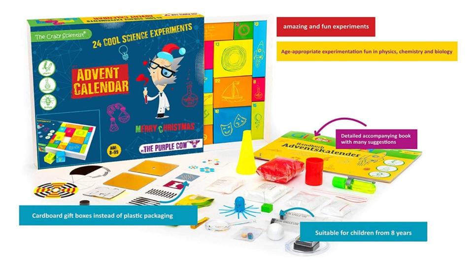 Best kids' Advent calendars: Crazy Scientist Advent Calendar