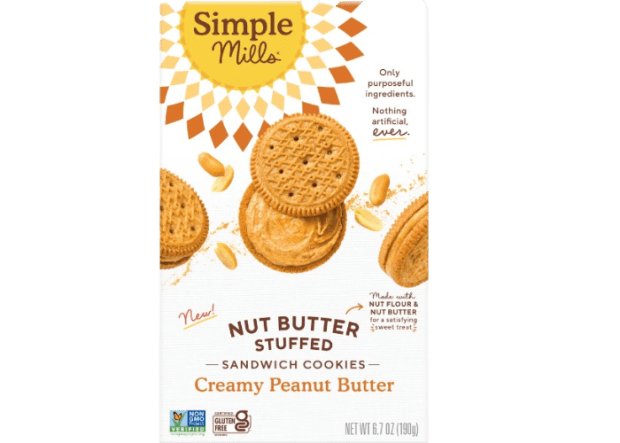 <p><a href="https://www.simplemills.com/Shop/Product/Nut-Butter-Stuffed-Sandwich-Cookies-PB.aspx" rel="nofollow noopener" target="_blank" data-ylk="slk:Simple Mills Cookies;elm:context_link;itc:0;sec:content-canvas" class="link ">Simple Mills Cookies</a></p>