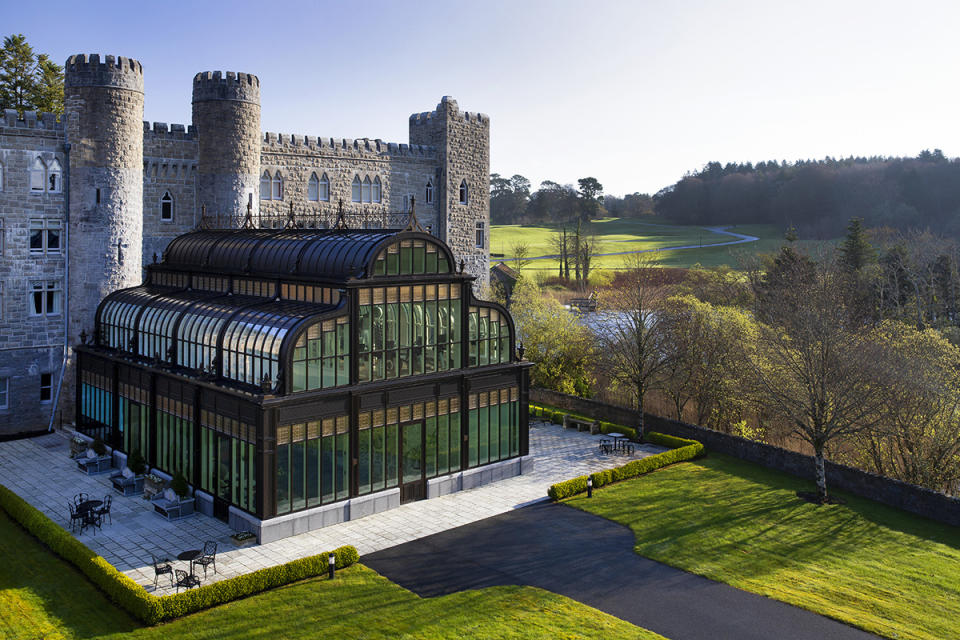 The pool conservatory at Ashford Castle