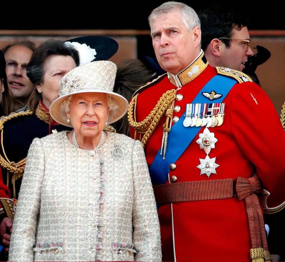 Queen Elizabeth II and Prince Andrew, Duke of York