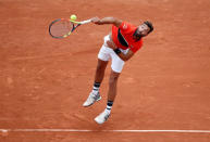 Tennis - French Open - Roland Garros, Paris, France - 29/5/17 France's Benoit Paire in action during his first round match against Spain's Rafael Nadal Reuters / Christian Hartmann