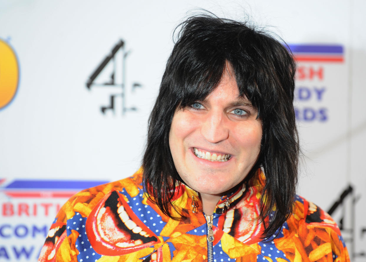 Noel Fielding caused mild controversy when he got inside a fridge. (Photo by Ferdaus Shamim/WireImage)