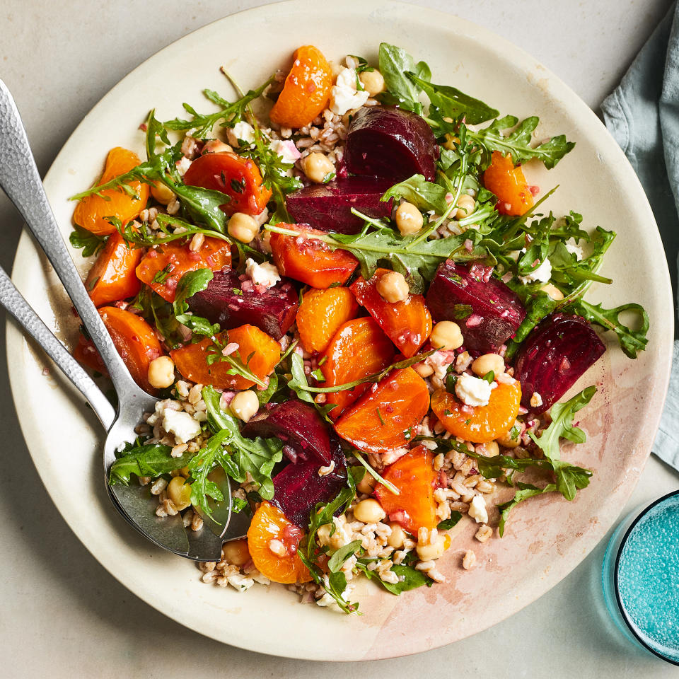 Beet, Mandarin & Farro Salad