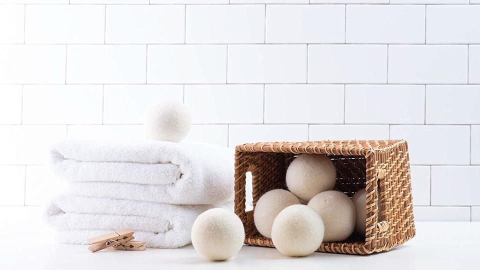 Snag these dryer balls at a discount.