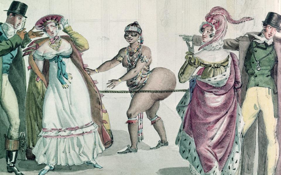 The Hottentot Venus in the Salon of the Duchess of Berry, 1830