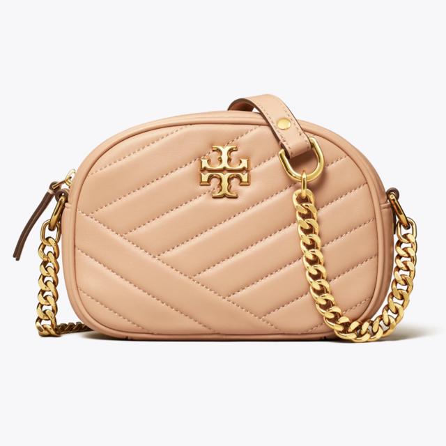 NEW Tory Burch Black Kira Chevron Small Camera Bag $358