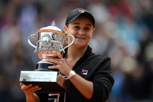 Australia's Ashleigh Barty won Roland Garros last year