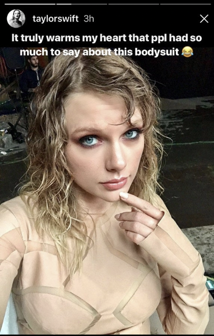 Closeup of Taylor Swift