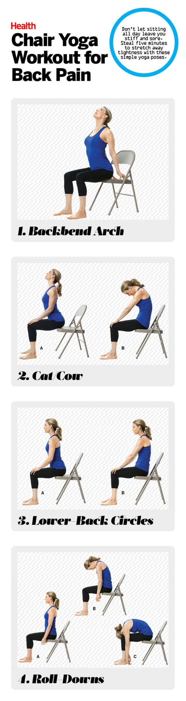 5 Seated Chair Exercises For Back Pain - Coach Sofia Fitness