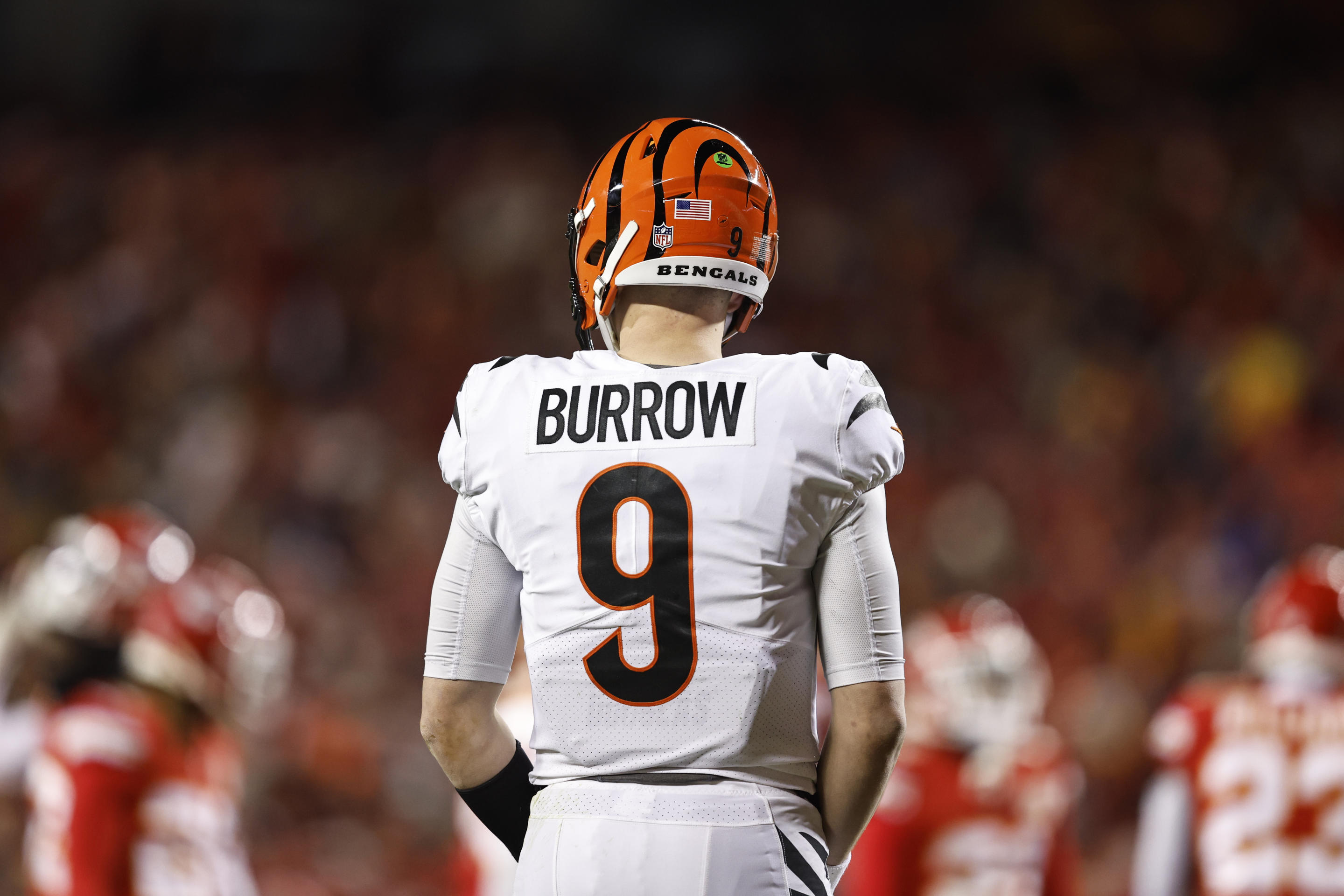 Joe Burrow and the Bengals are 3-1 in their last four meetings against the Chiefs. Will they be successful again against them this season? (Photo by Michael Owens/Getty Images)