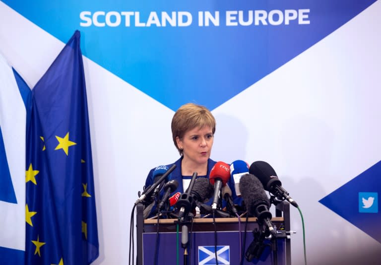 Scotland's First Minister Nicola Sturgeon wants to keep the nation in the EU and is mulling a fresh independence referendum in a bid to protect its position