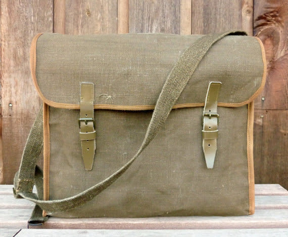 Vintage Military Satchel