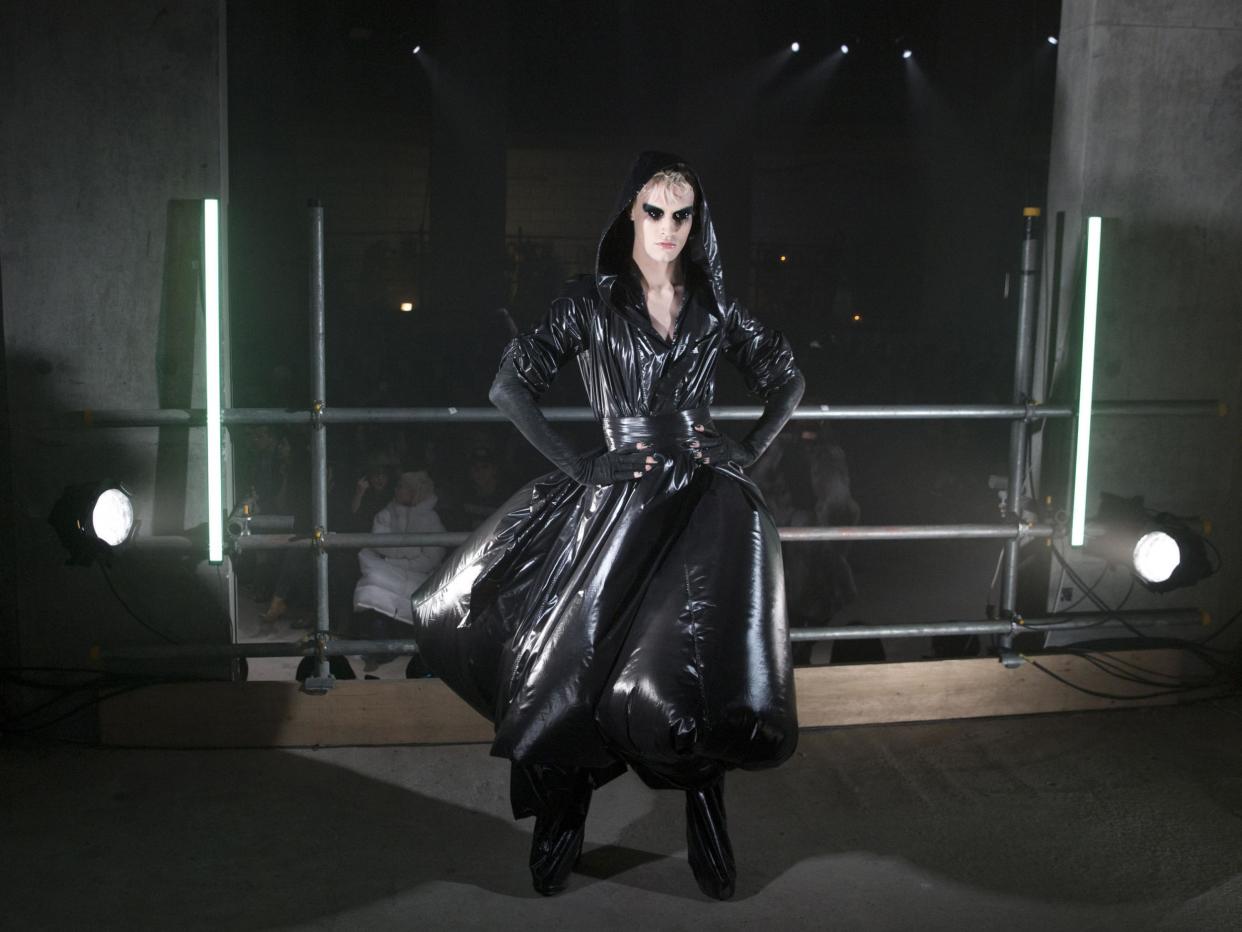 Gareth Pugh’s collection was riffed with anarchy and extremism: Press Association
