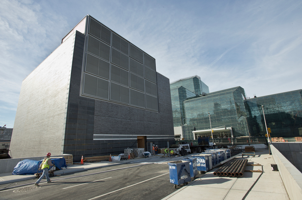 An outside view of the ventilation facility on 11th Avenue between 35th and 37th streets. <a href="http://www.flickr.com/photos/mtaphotos/sets/72157632219715741" rel="nofollow noopener" target="_blank" data-ylk="slk:(Photo by Patrick Cashin/Metropolitan Transportation Authority);elm:context_link;itc:0;sec:content-canvas" class="link ">(Photo by Patrick Cashin/Metropolitan Transportation Authority)</a>