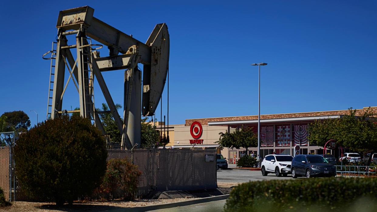  Oil rig near Target in Delaware. 